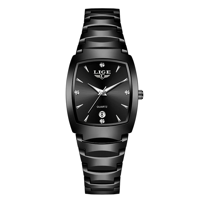 LIGE New Ladies Waterproof Watch Luxury