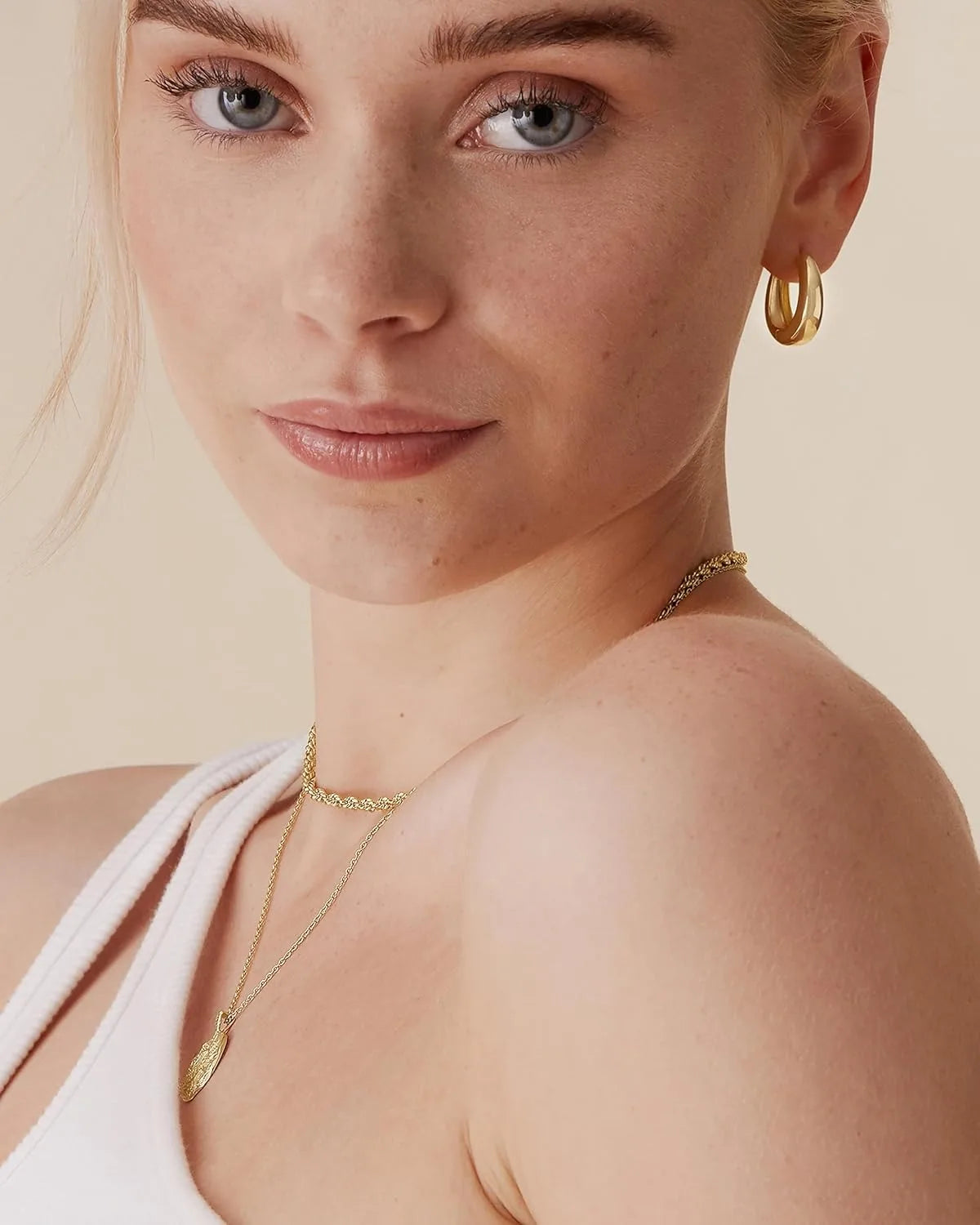 14K Gold Plated Sterling Silver Post Small