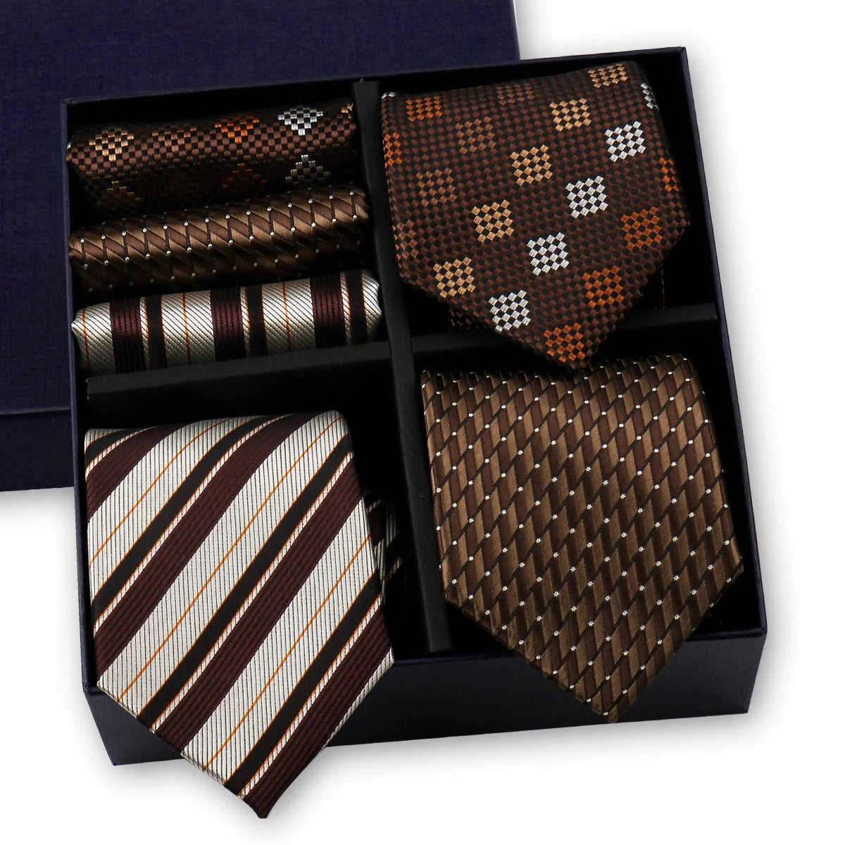 Luxury Men's Tie 3 Sets In Gift Box Paisley