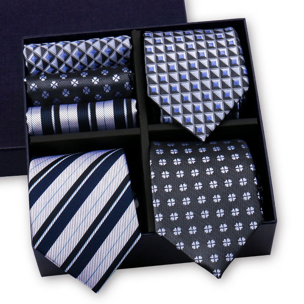 Luxury Men's Tie 3 Sets In Gift Box Paisley