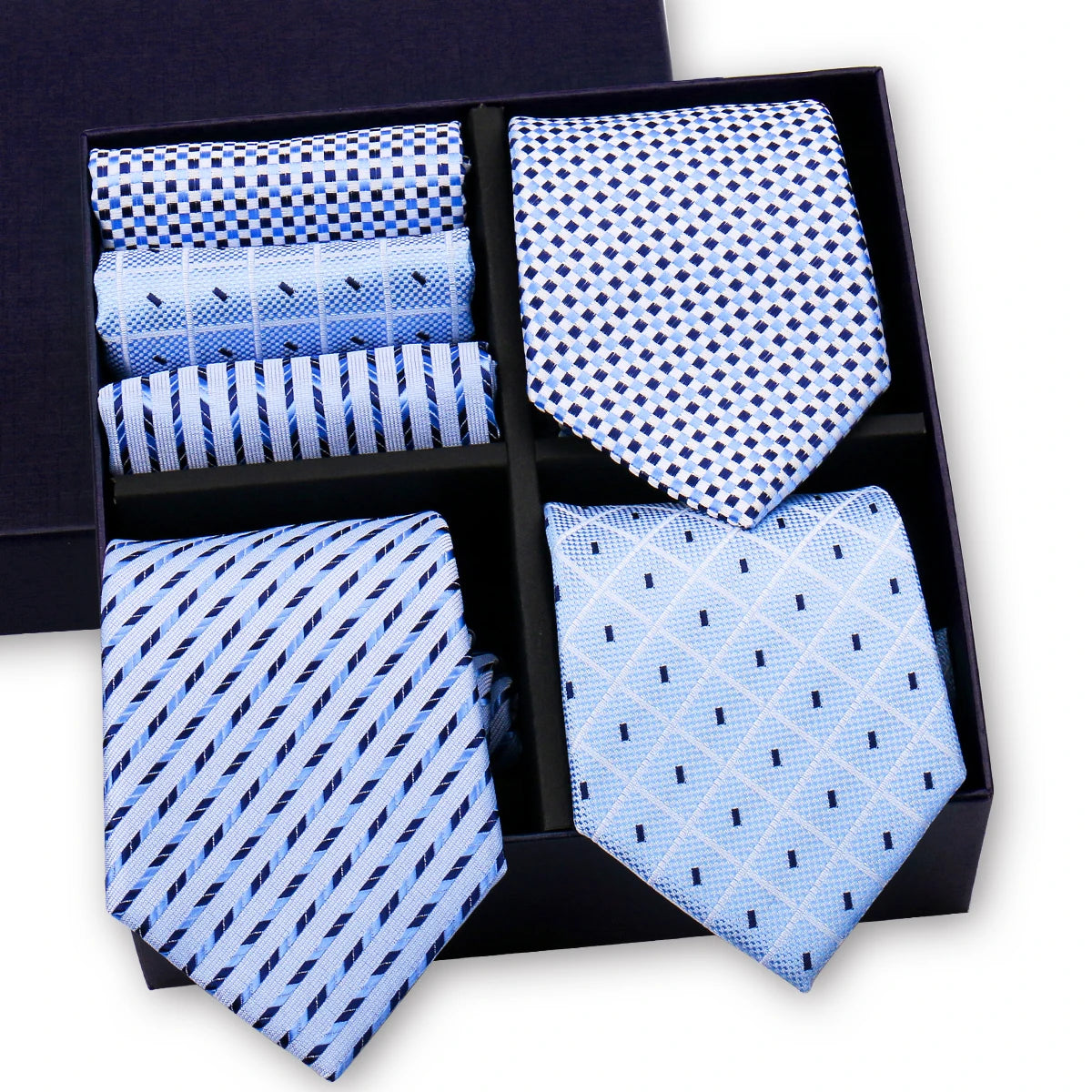 Luxury Men's Tie 3 Sets In Gift Box Paisley