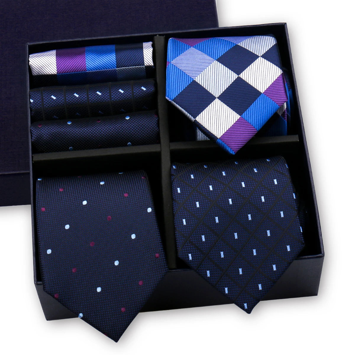 Luxury Men's Tie 3 Sets In Gift Box Paisley