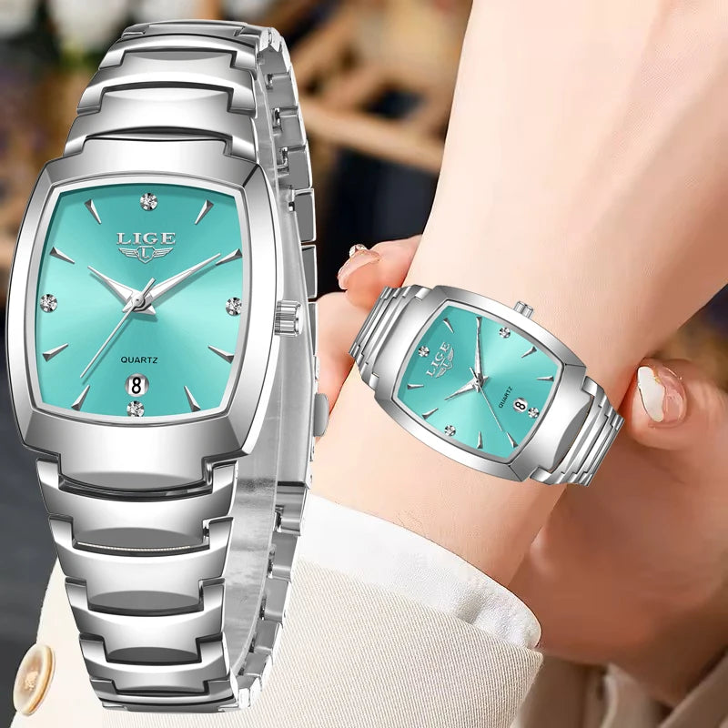 LIGE New Ladies Waterproof Watch Luxury