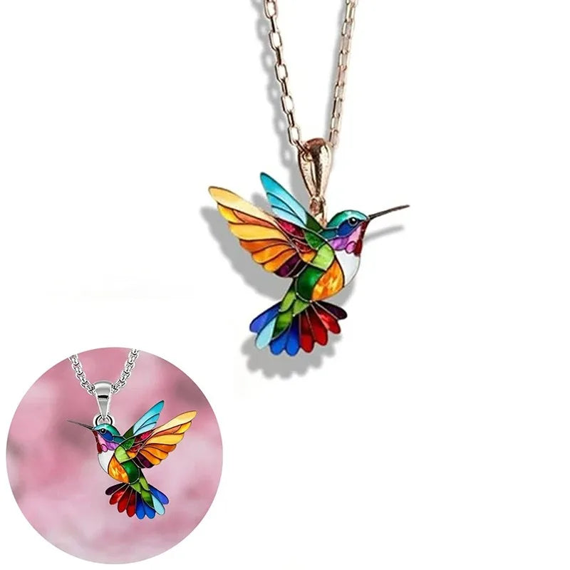 1PC Hummingbird Acrylic Colorful Bird
