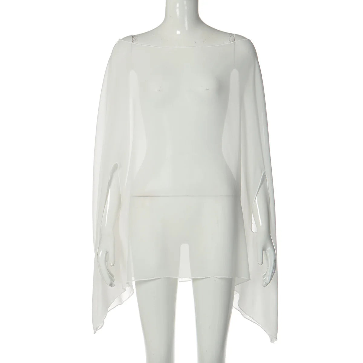 Woman Clothes See-through Chiffon