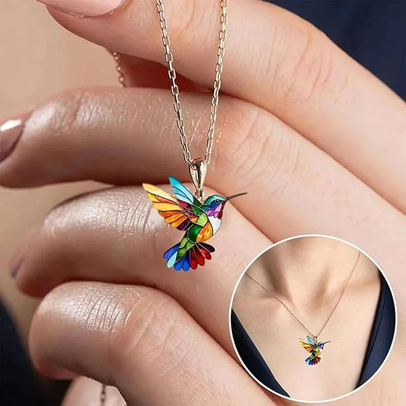 1PC Hummingbird Acrylic Colorful Bird