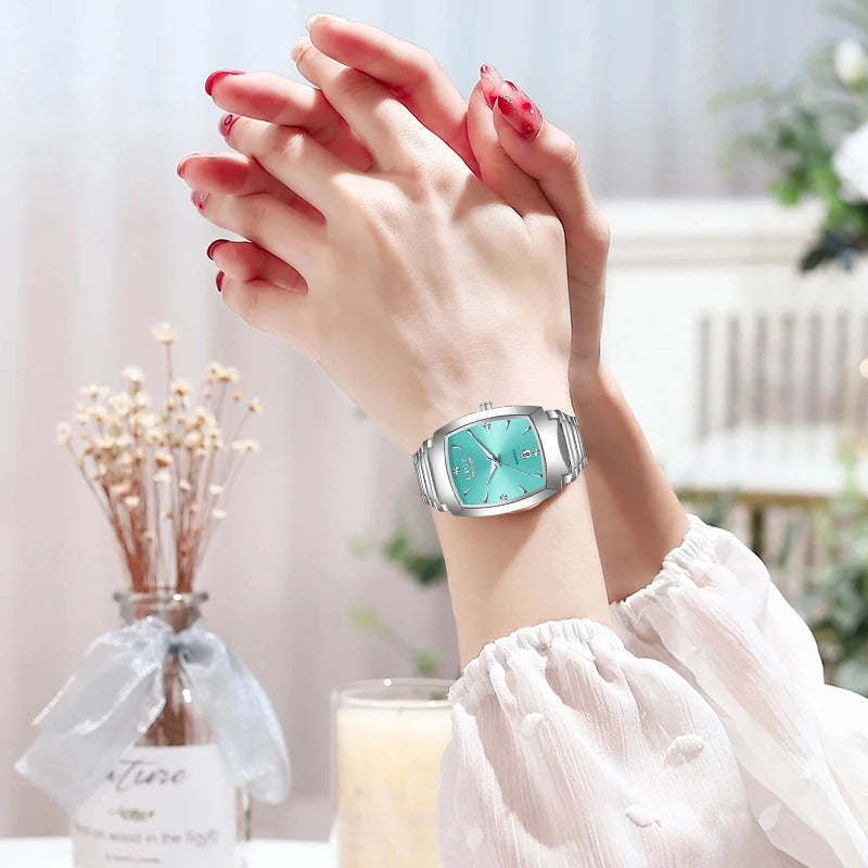 LIGE New Ladies Waterproof Watch Luxury