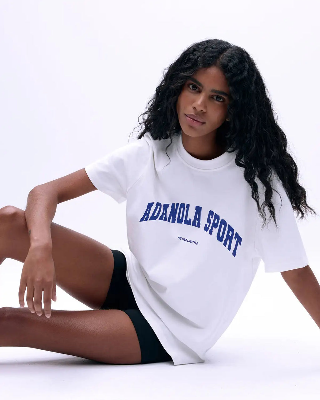 Summer Casual Sports Women's Men's T-shirt Trendy Brand Adanola Letter Printing Top Oversized Y2k Short Sleeves Women's Clothing