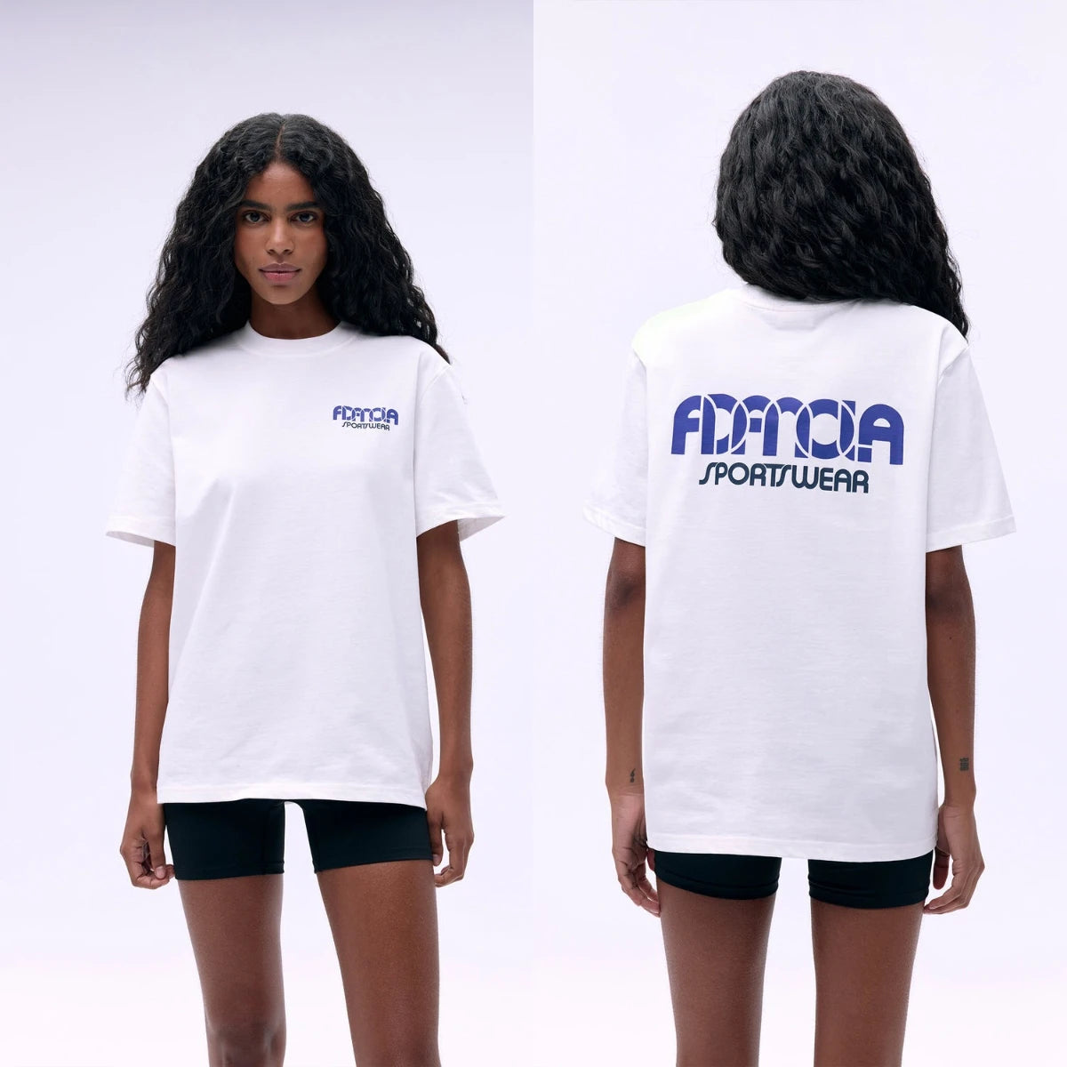 Summer Casual Sports Women's Men's T-shirt Trendy Brand Adanola Letter Printing Top Oversized Y2k Short Sleeves Women's Clothing