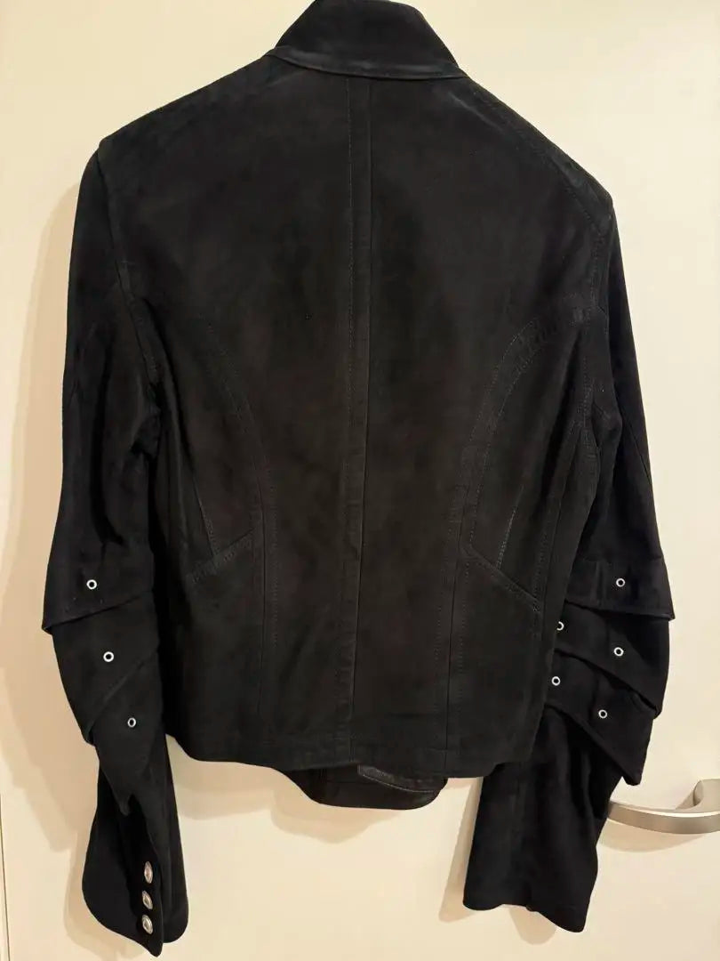 Streetwear Black Jacket Men Harajuku Fashion Loose Motorcycle Jacket Gothic Punk Pleated Long Sleeve Coat Autumn Winter Clothing