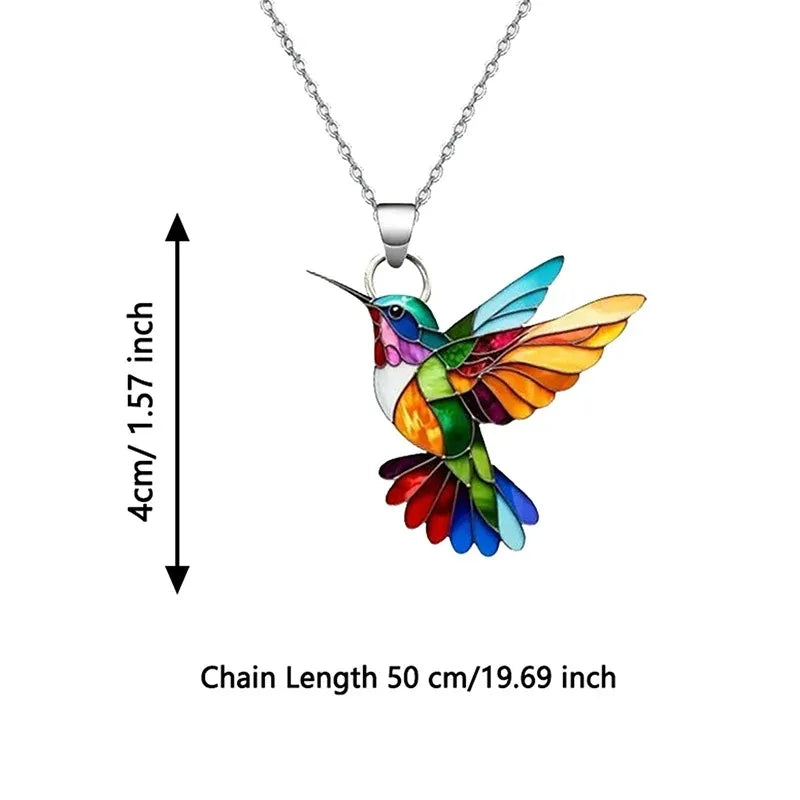 1PC Hummingbird Acrylic Colorful Bird