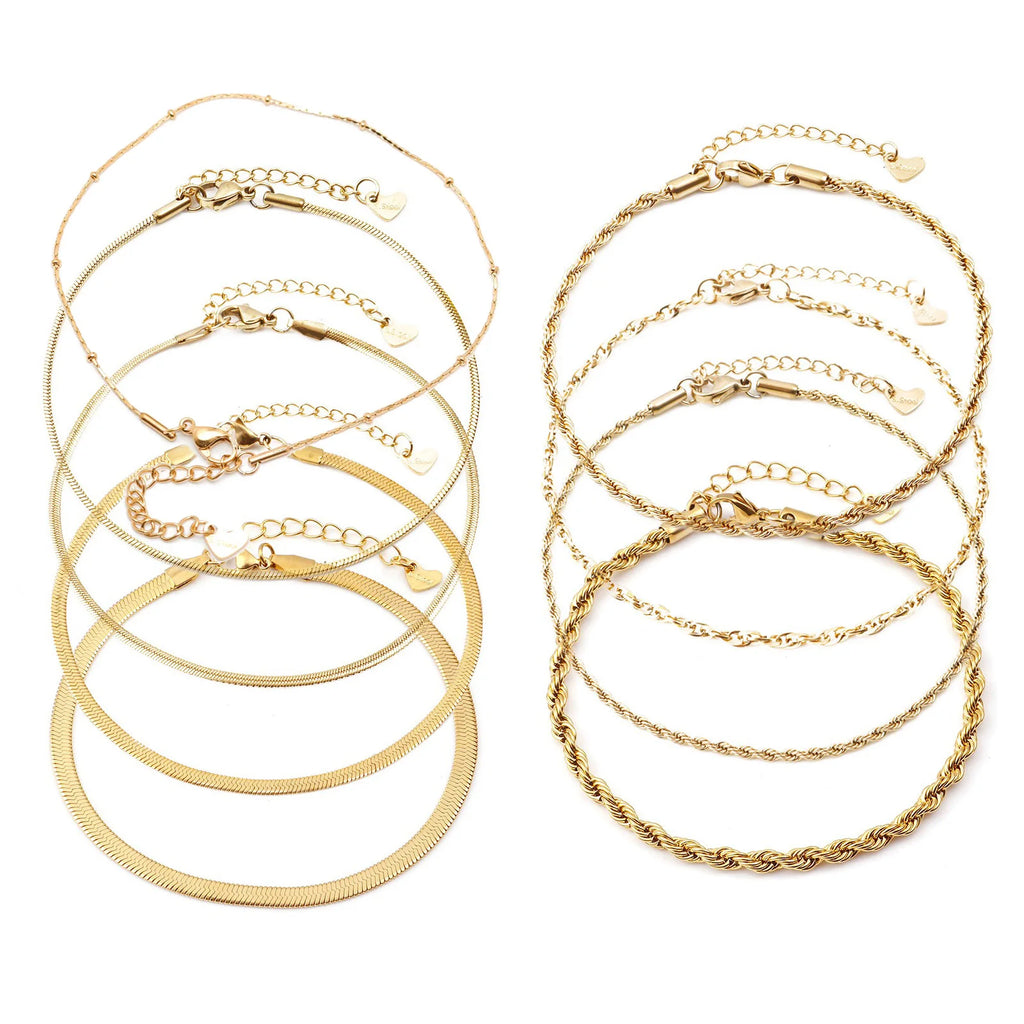 Fashion Stainless Steel Link Chain Anklet
