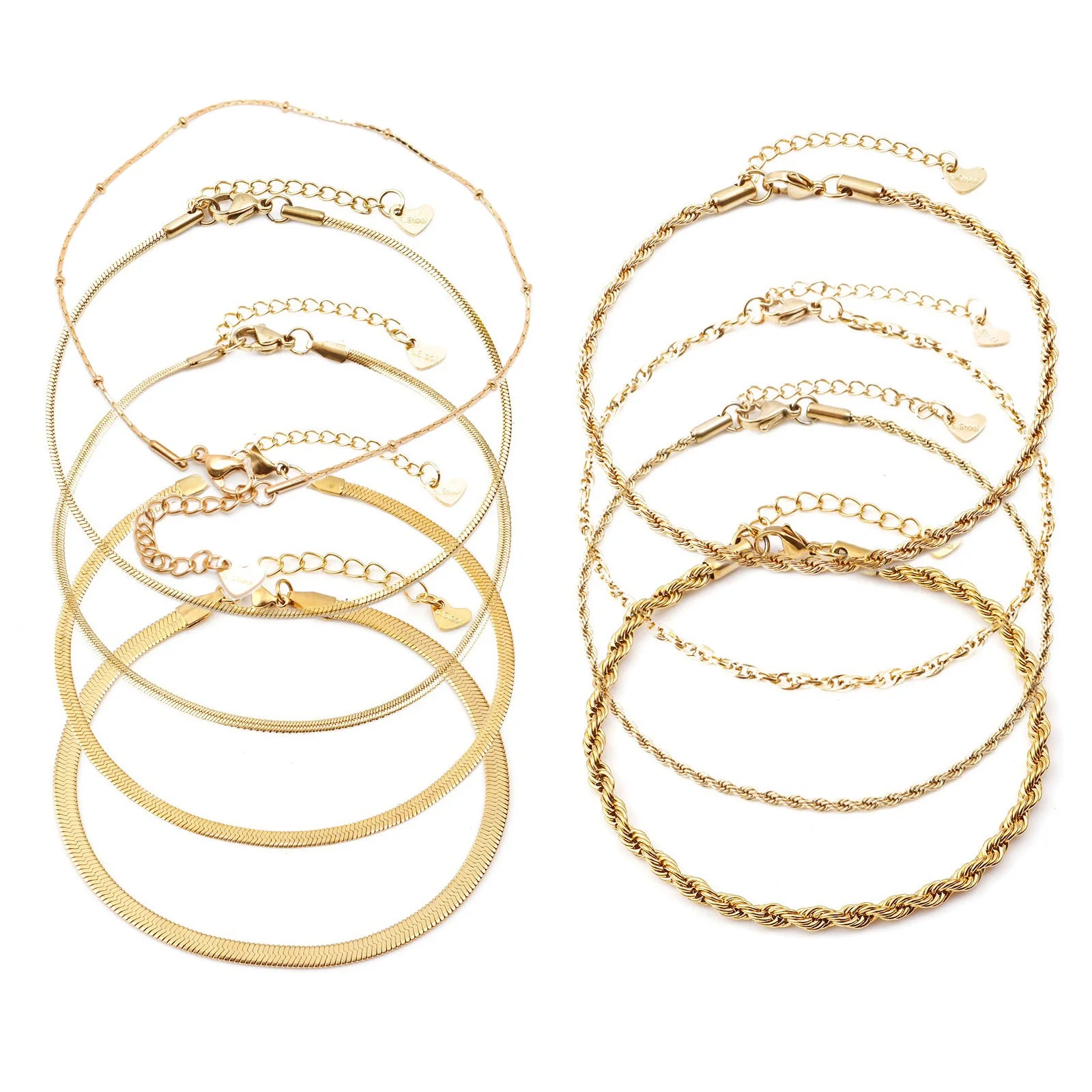 Fashion Stainless Steel Link Chain Anklet
