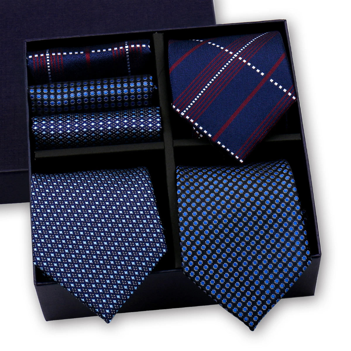 Luxury Men's Tie 3 Sets In Gift Box Paisley