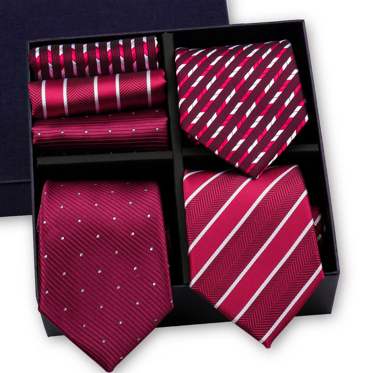 Luxury Men's Tie 3 Sets In Gift Box Paisley