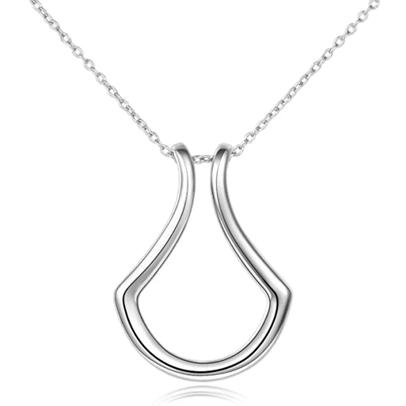 Ring Holder Necklace for Women Girls