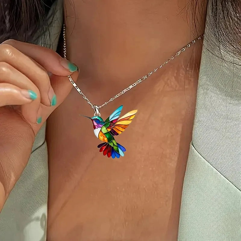 1PC Hummingbird Acrylic Colorful Bird