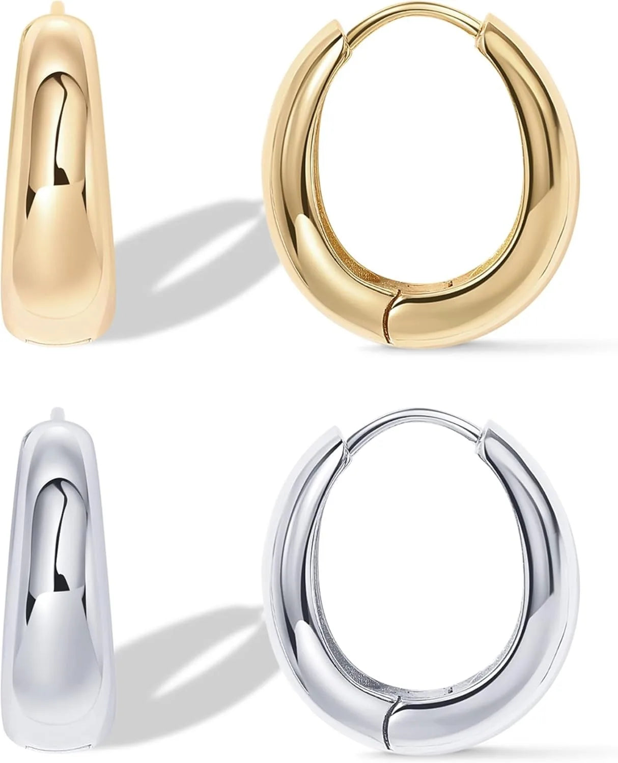 14K Gold Plated Sterling Silver Post Small