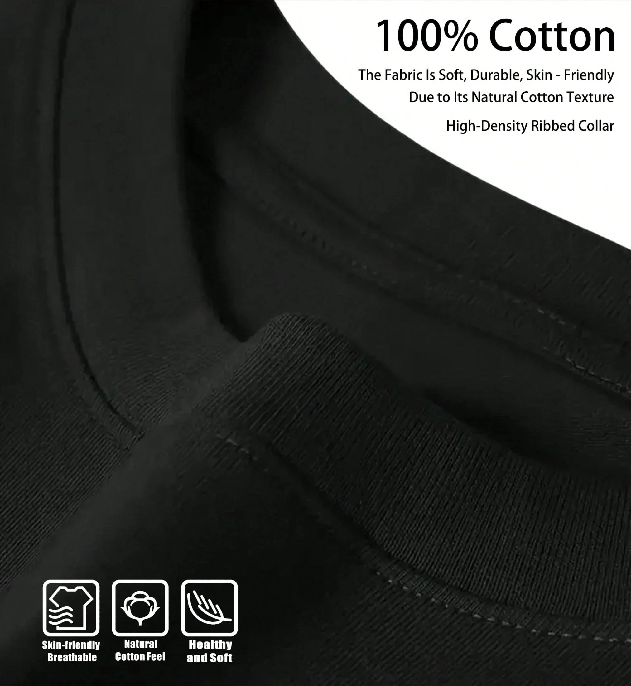 Japanese Pattern T-shirt Men's Summer Sweat-absorbing Breathable Comfortable Top Outdoor Short-sleeved Trendy Clothing