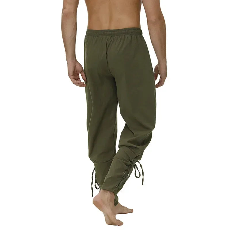 Drawstring Pirate Pant Viking Costume