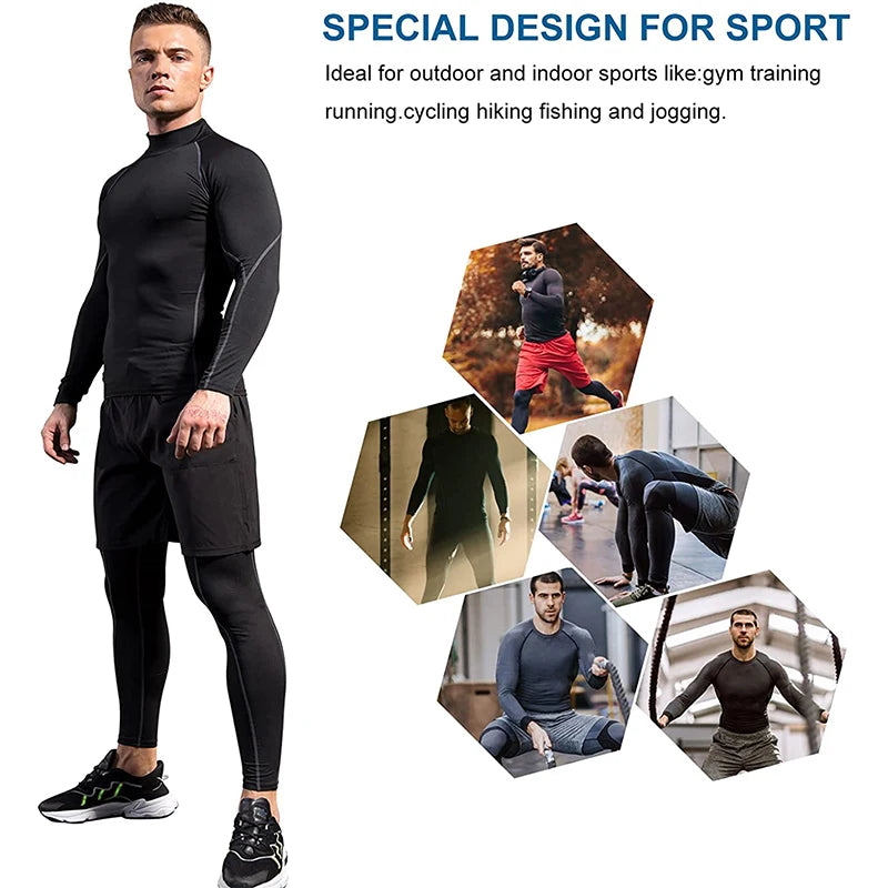 Men Sport T-shirt Quick Dry Bodybuilding