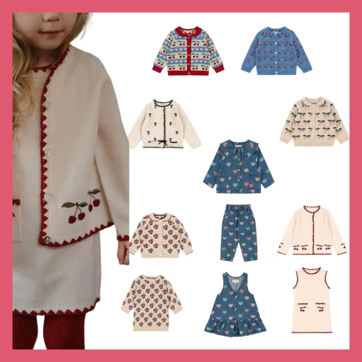 Konges Slojd Winter Baby Girls Cherry