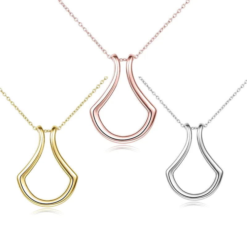 Ring Holder Necklace for Women Girls