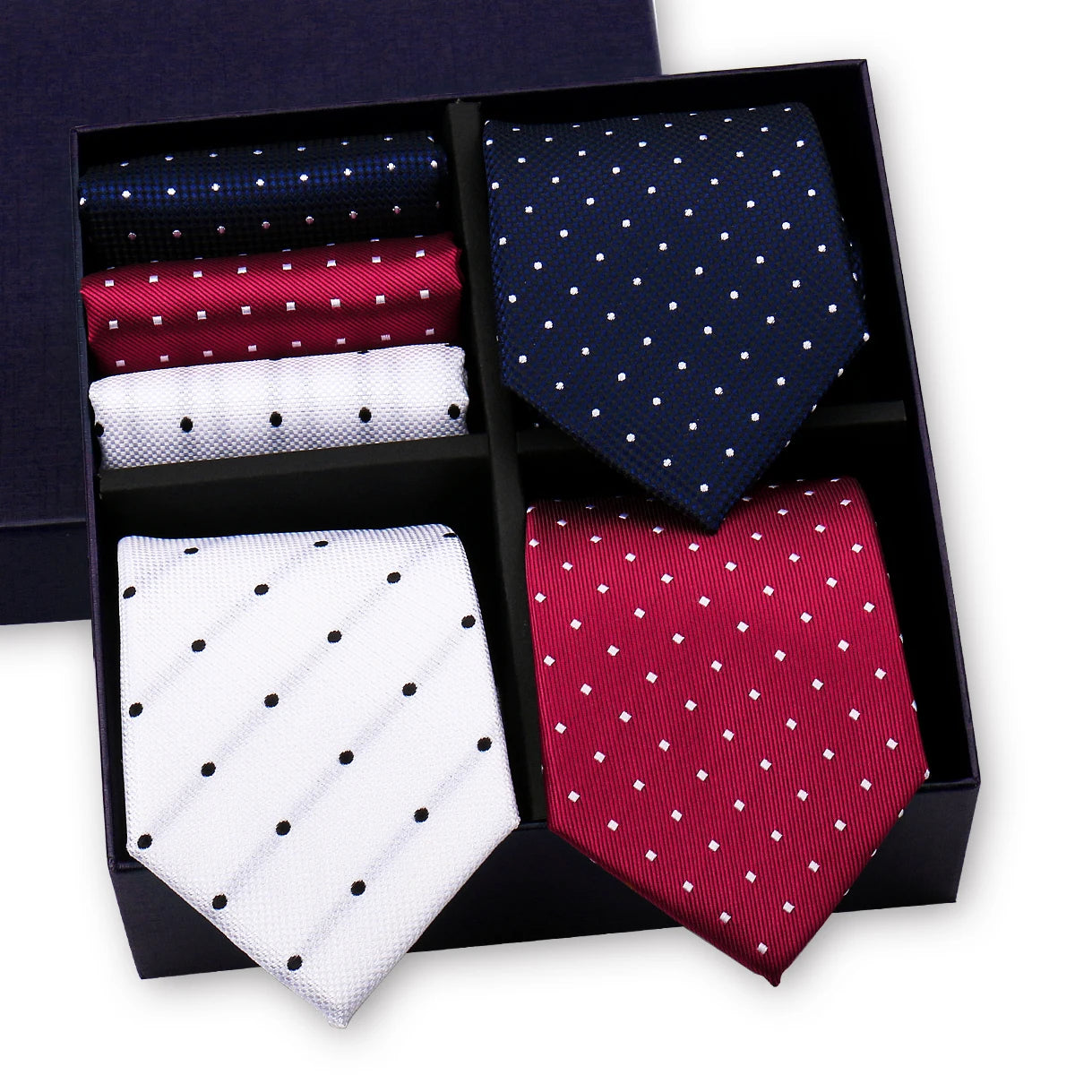 Luxury Men's Tie 3 Sets In Gift Box Paisley