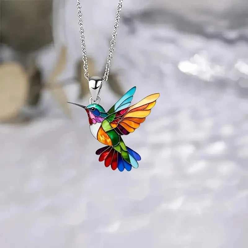 1PC Hummingbird Acrylic Colorful Bird