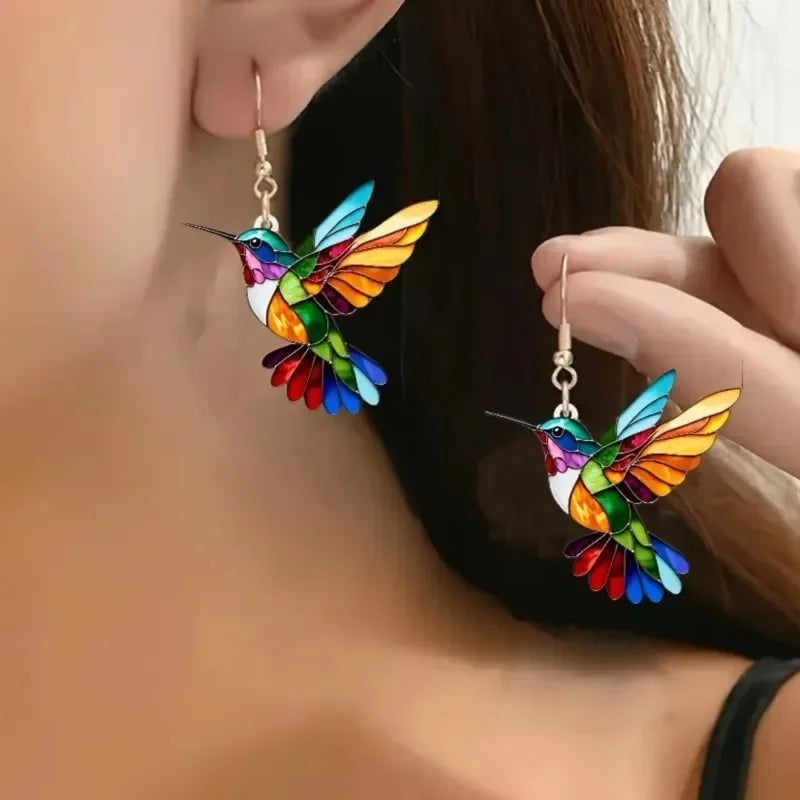 1PC Hummingbird Acrylic Colorful Bird