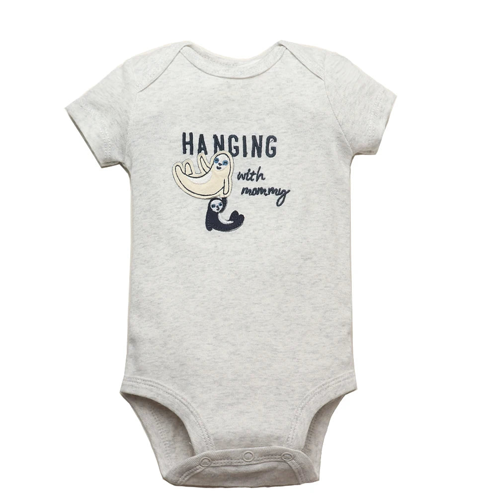 5PCS/Lot Baby Boys Girls Bodysuits