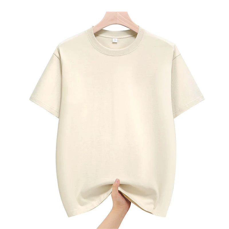 Fast Shipping T-Shirts Men Male Tee Shirts Summer Cotton Basic Under Wear Tshirts Boy Plus Size 4XL 5XL Man Clothing Solid Tops