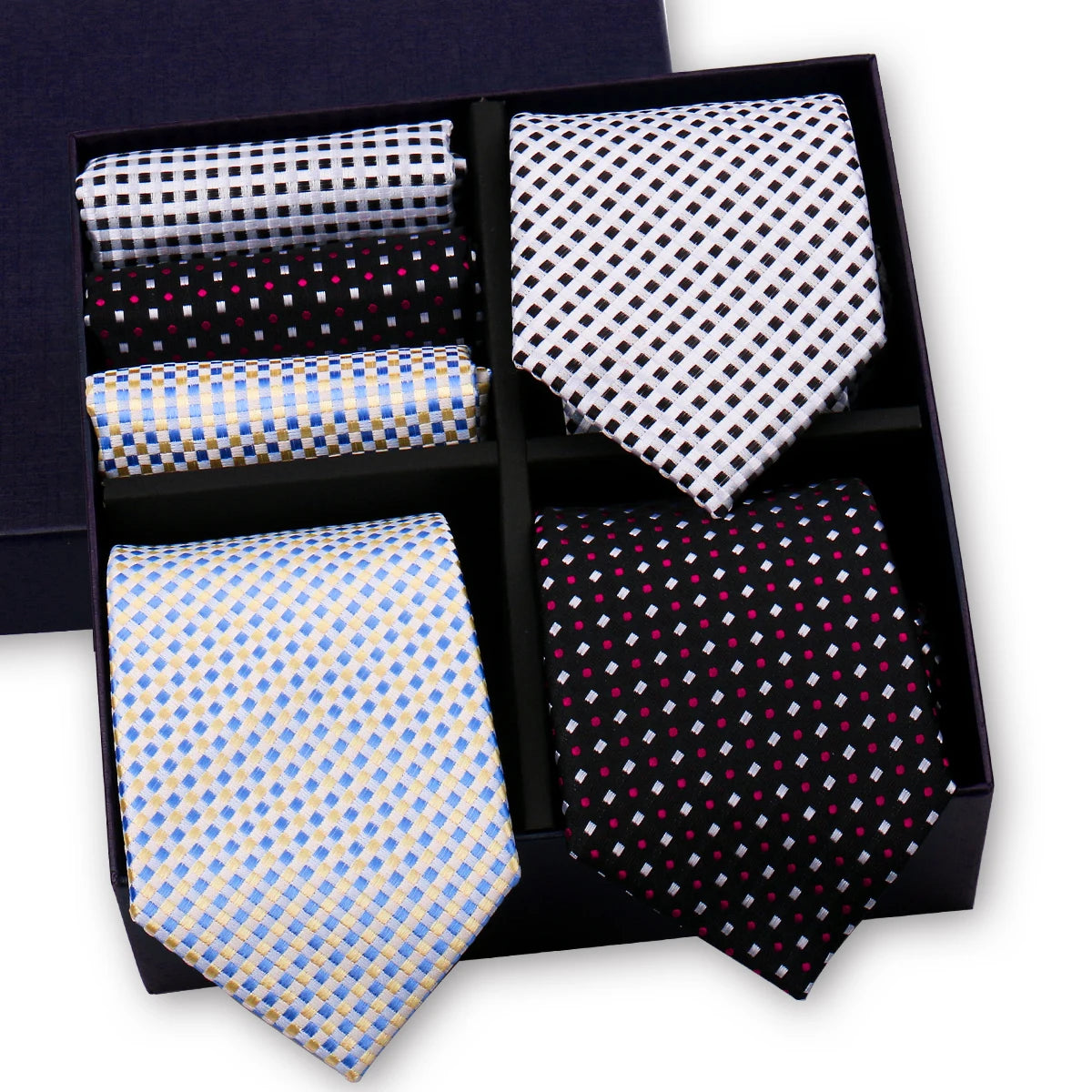 Luxury Men's Tie 3 Sets In Gift Box Paisley