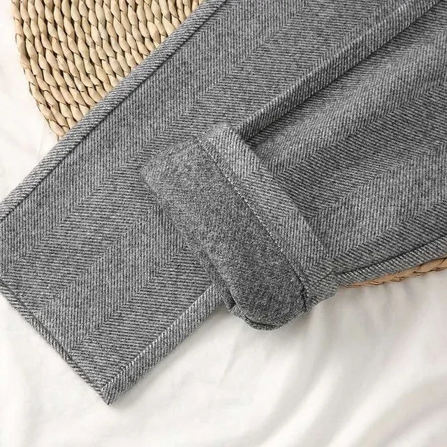 Woolen Pants Women's Harem Pencil