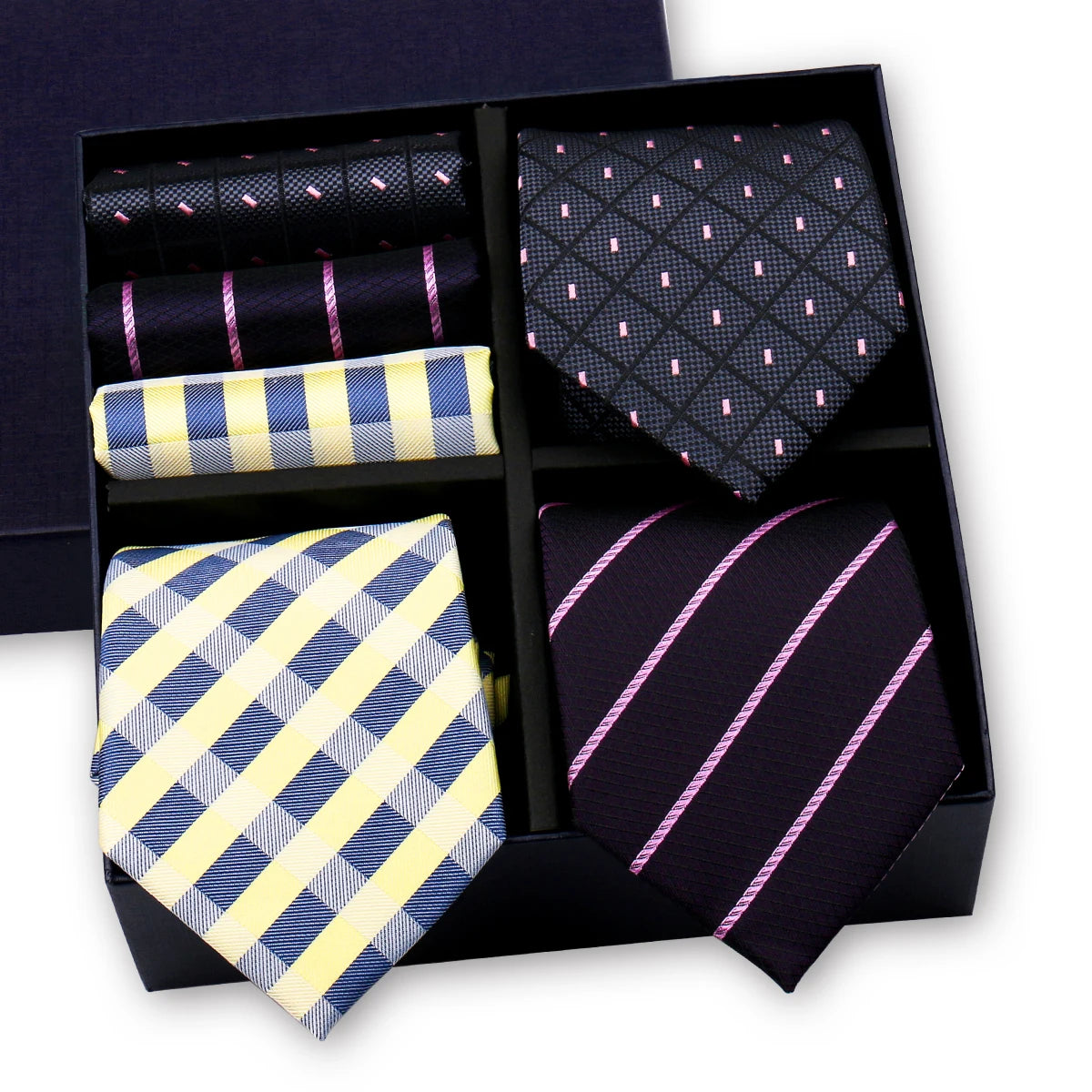 Luxury Men's Tie 3 Sets In Gift Box Paisley