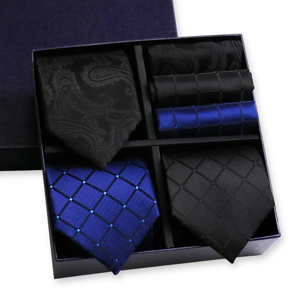 Luxury Men's Tie 3 Sets In Gift Box Paisley