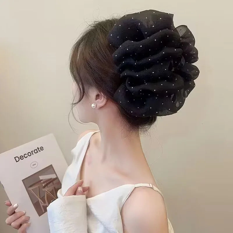Summer Sweet Mesh Tulle Big Bow Hair