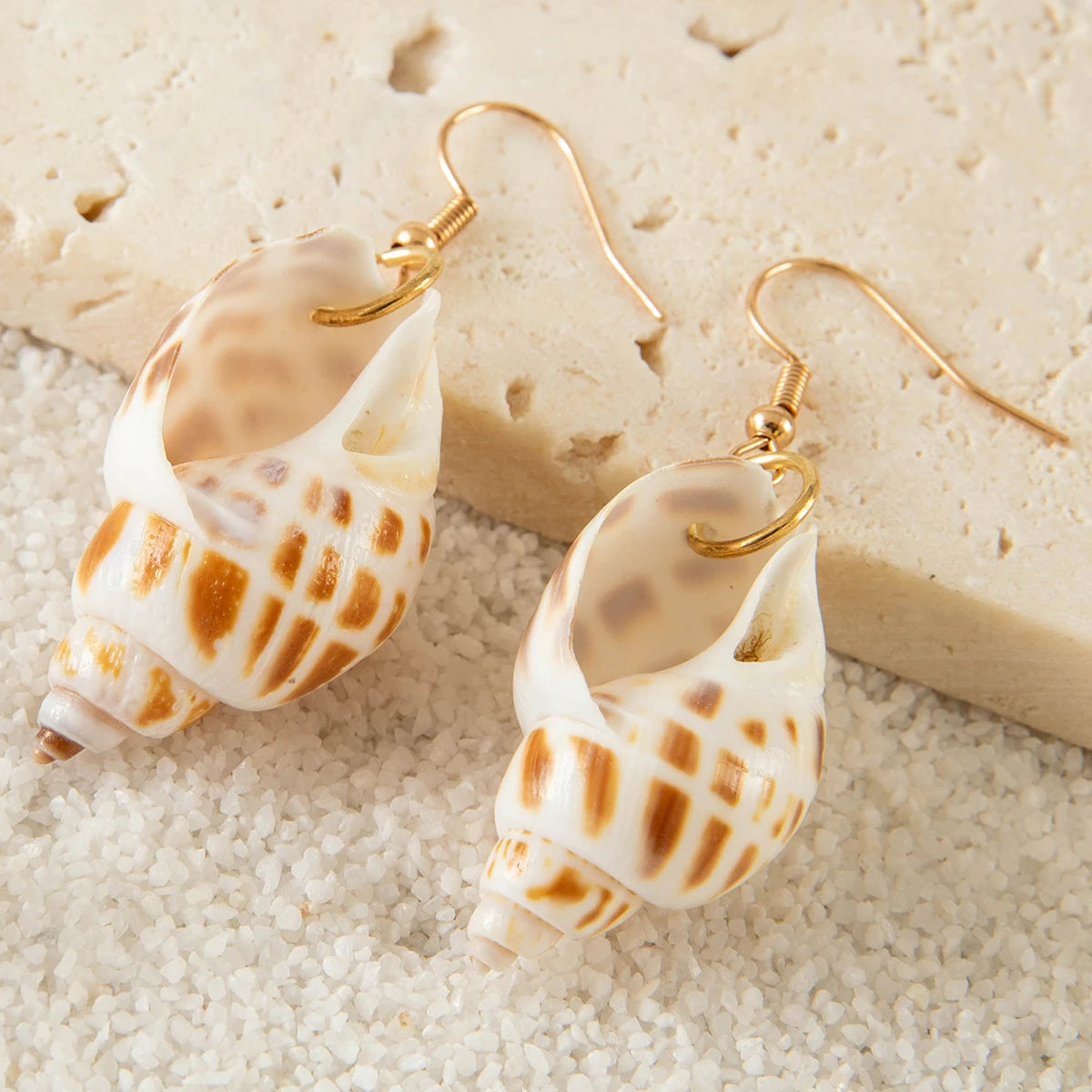 Tocona 5pair/sets Bohemian Conch Shell