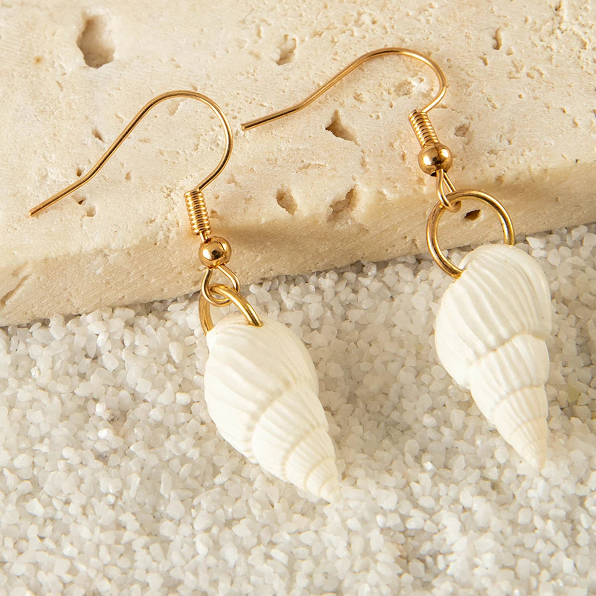 Tocona 5pair/sets Bohemian Conch Shell