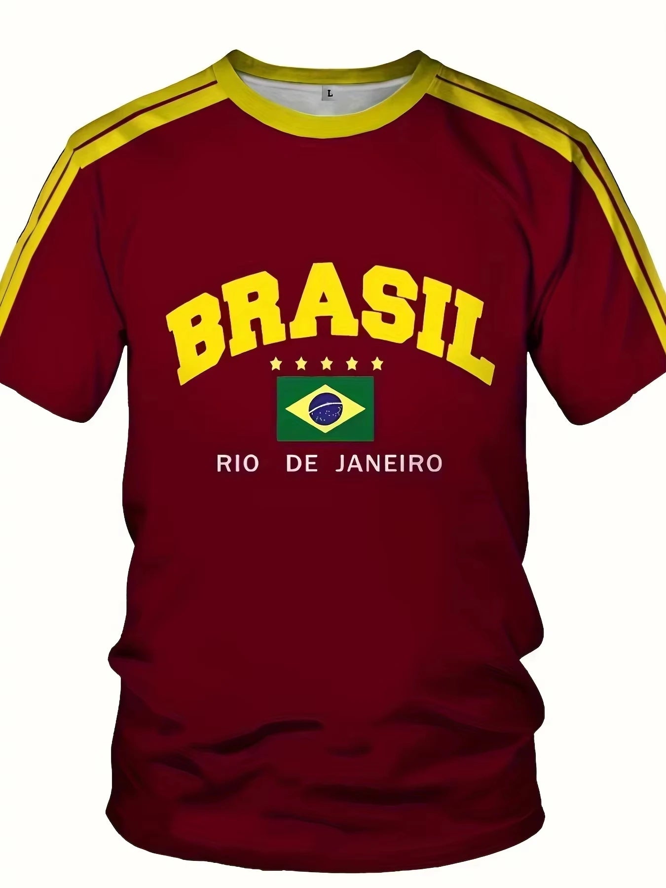 2025 Summer New Five-star Brasil Print