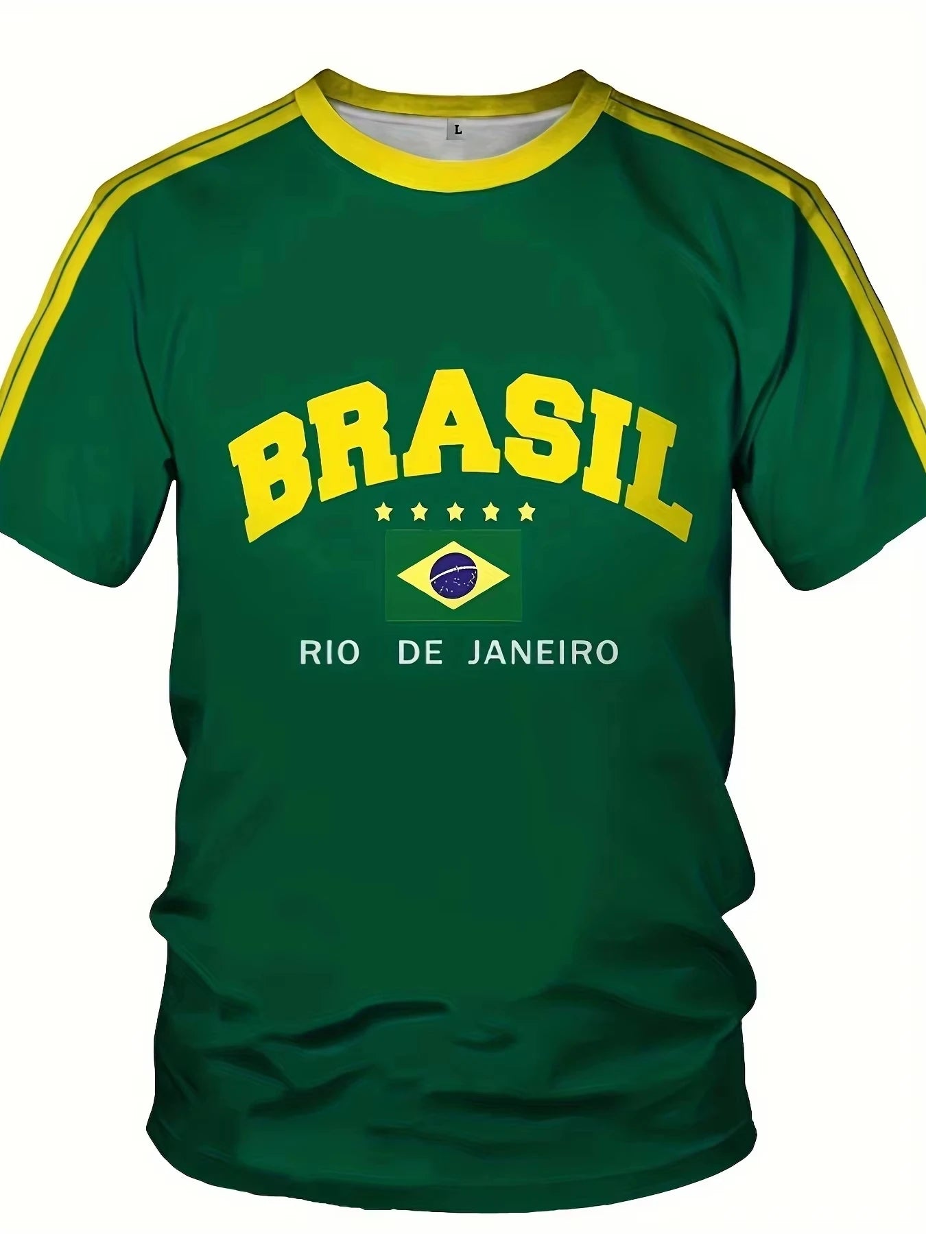 2025 Summer New Five-star Brasil Print