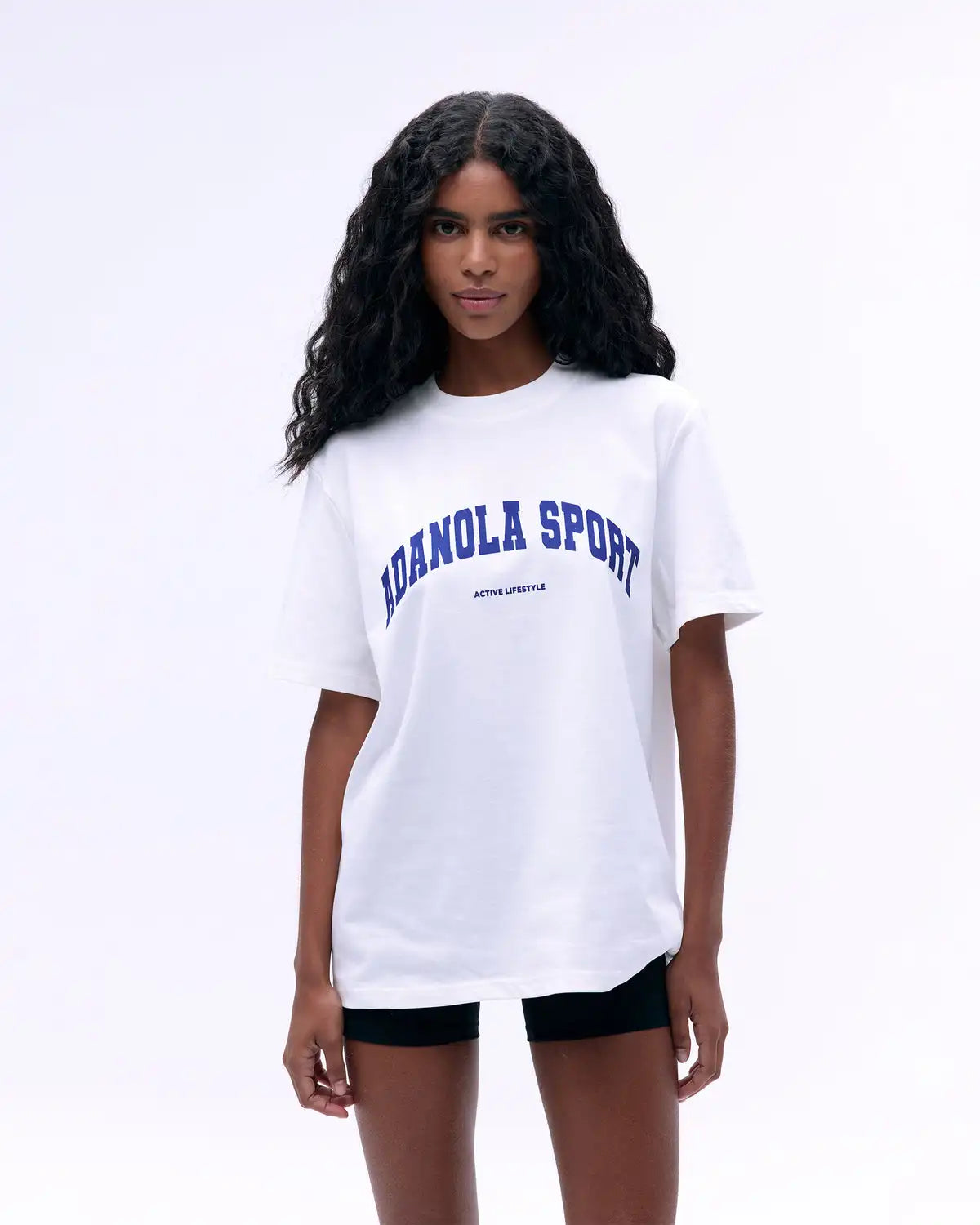 Summer Casual Sports Women's Men's T-shirt Trendy Brand Adanola Letter Printing Top Oversized Y2k Short Sleeves Women's Clothing
