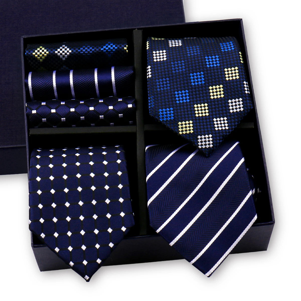 Luxury Men's Tie 3 Sets In Gift Box Paisley
