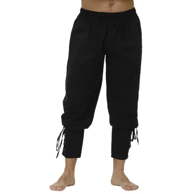 Drawstring Pirate Pant Viking Costume