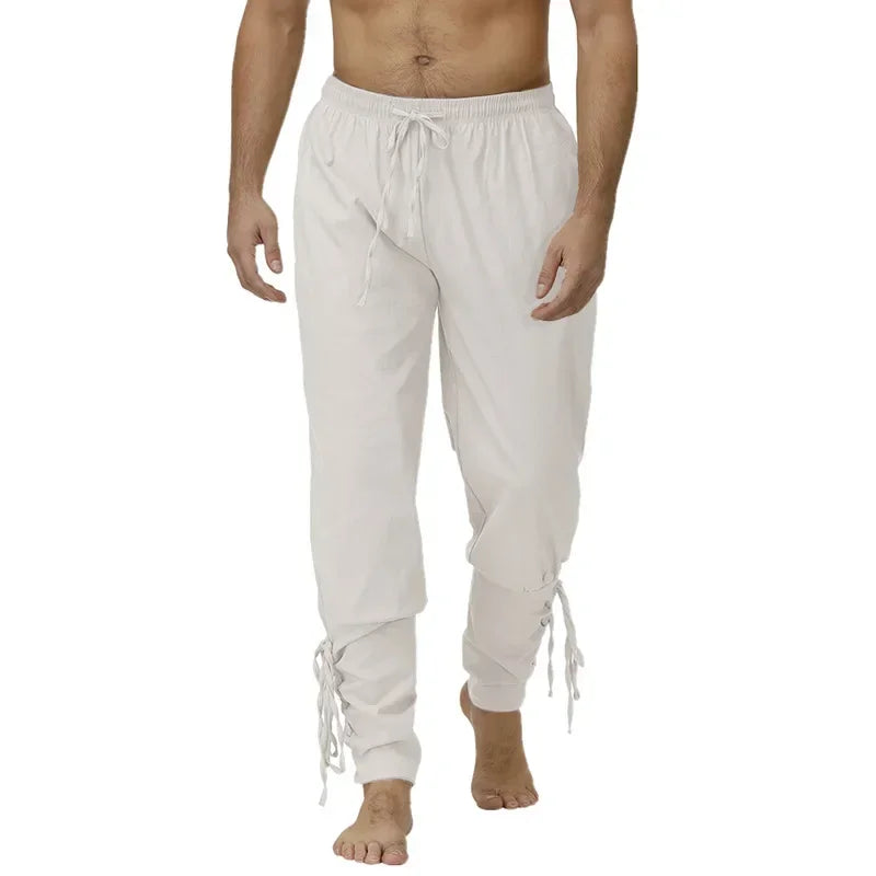 Drawstring Pirate Pant Viking Costume
