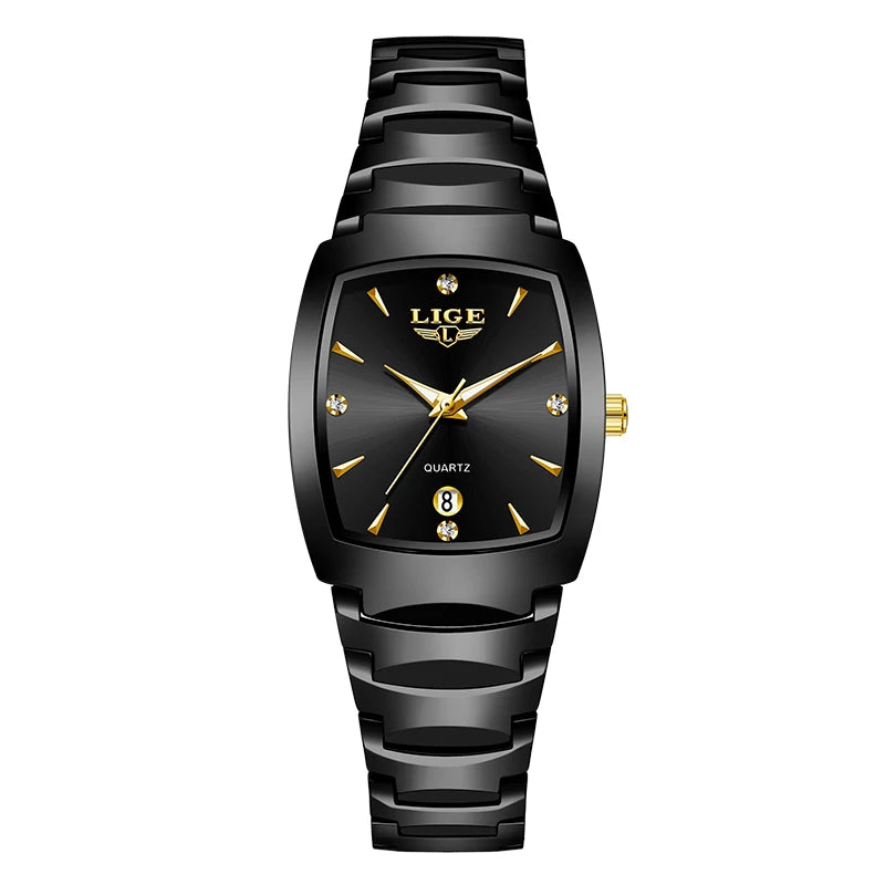 LIGE New Ladies Waterproof Watch Luxury