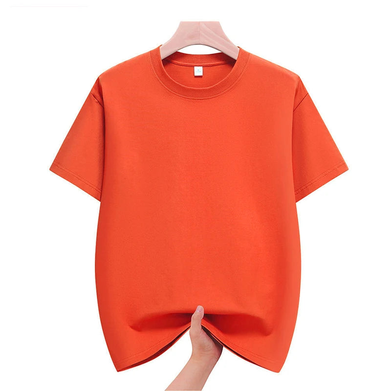 Fast Shipping T-Shirts Men Male Tee Shirts Summer Cotton Basic Under Wear Tshirts Boy Plus Size 4XL 5XL Man Clothing Solid Tops