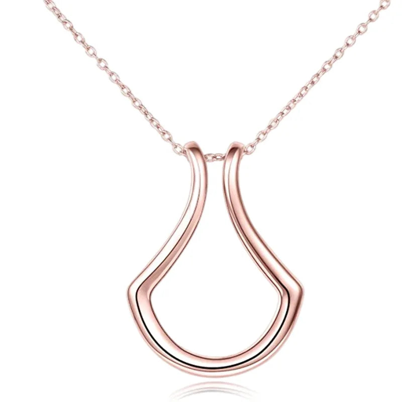 Ring Holder Necklace for Women Girls